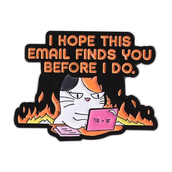  Huy Hiệu Meme Email Metal Pin 