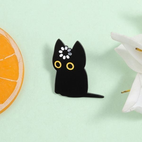 Huy Hiệu Meme Loading Cat Metal Pin bán tại nShop, nhân vật dễ thương