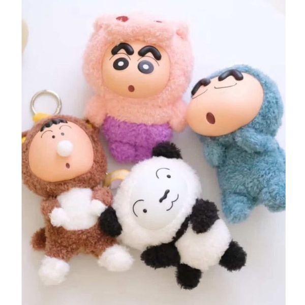  Hộp Mù Móc Khóa Nhồi Bông Crayon Shinchan COS Blind Box 