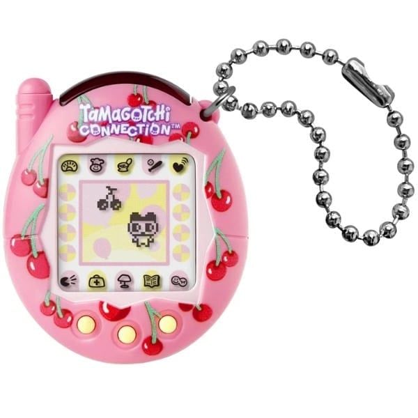 Góc nghiêng trái máy nuôi thú ảo Tamagotchi Connection Cherry Bandai chính hãng nShop