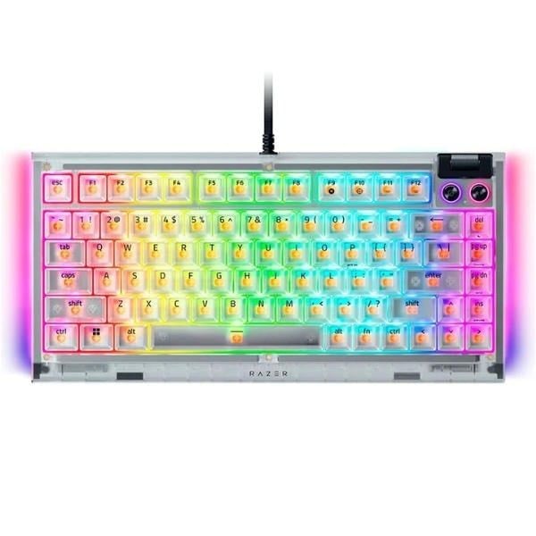Tổng quan bàn phím cơ Razer BlackWidow V4 75% Phantom White chính hãng nShop