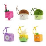  Squarepals Vegetable Collection 5cm 