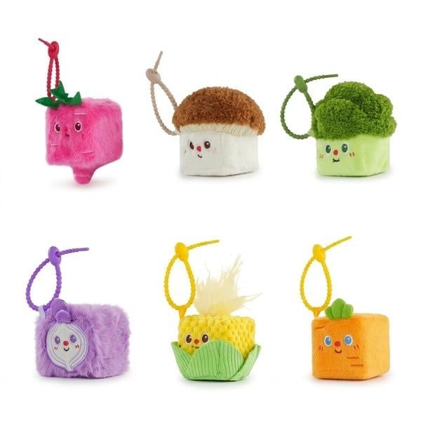  Squarepals Vegetable Collection 5cm 