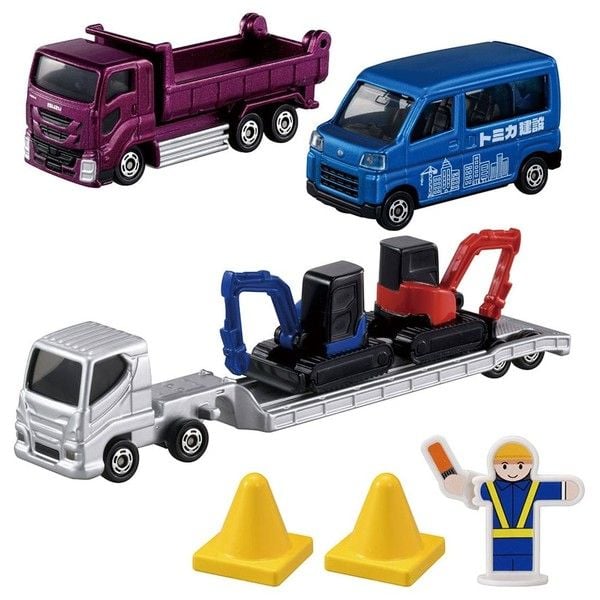 nShop bán Let's Build a Town! Tomica Town Construction Site Set chính hãng Takara Tomy Nhật Bản giá tốt