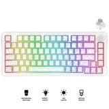  Bàn Phím Cơ Gaming E-YOOSO Z82 RGB USB Bluetooth 2.4G 3 Mode 82 Phím White - Silverwood Switch 