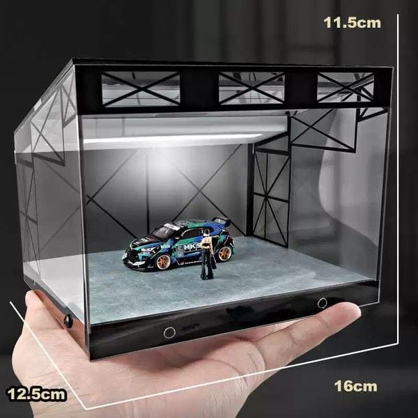 nShop bán Sa bàn tiểu cảnh Diorama 1:64 Showroom xe tường kính SCJ430 giá tốt chất lượng cao