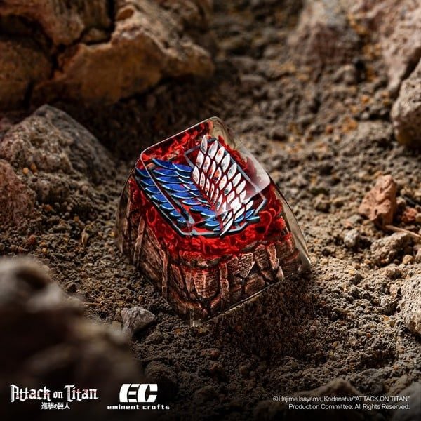  Attack On Titan Artisan Keycap Scout Regiment Logo SAR1 Profile - Dwarf Factory 