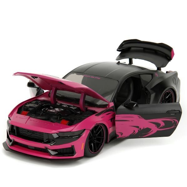  Xe Mô Hình JADA TOYS Pink Slips 2024 Ford Mustang Dark Horse 1:24 