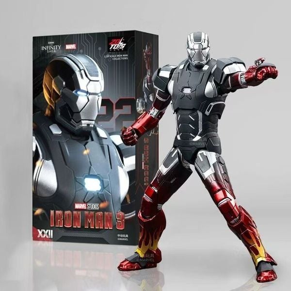 Mô hình Marvel Iron Man MK22 ZD Toys ZM62 bền đẹp, chi tiết tinh xảo, thích hợp cho fan sưu tầm