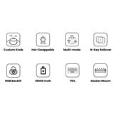  Bàn phím cơ AKKO 5075 V3 Akko Frost Pink 