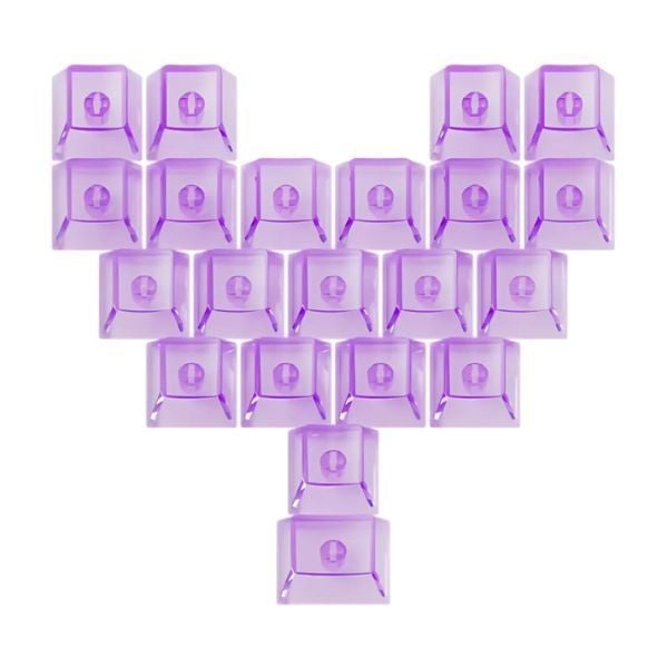 Bộ Keycap bàn phím cơ Veekos Love Purple 21 nút thiết kế bắt mắt