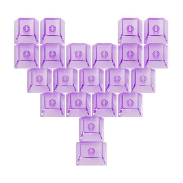  Bộ Keycap bàn phím cơ Veekos Love Purple 21 nút 
