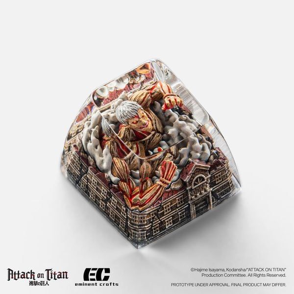  Attack On Titan Artisan Keycap Armored Titan SAR1 Profile - Dwarf Factory 