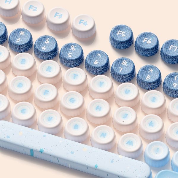  Bộ Keycap bàn phím cơ AKKO BottleCap Keycaps - Apple Wave 