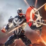  Mô hình Marvel - Venom Heroes - Captain America - ZD Toys - ZC22 