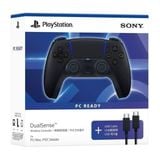  Tay Cầm PS5 DualSense Midnight Black + Cáp USB PC Ready 