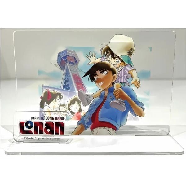 Mô Hình Standee Acrylic Conan & Heiji phụ kiện chính hang