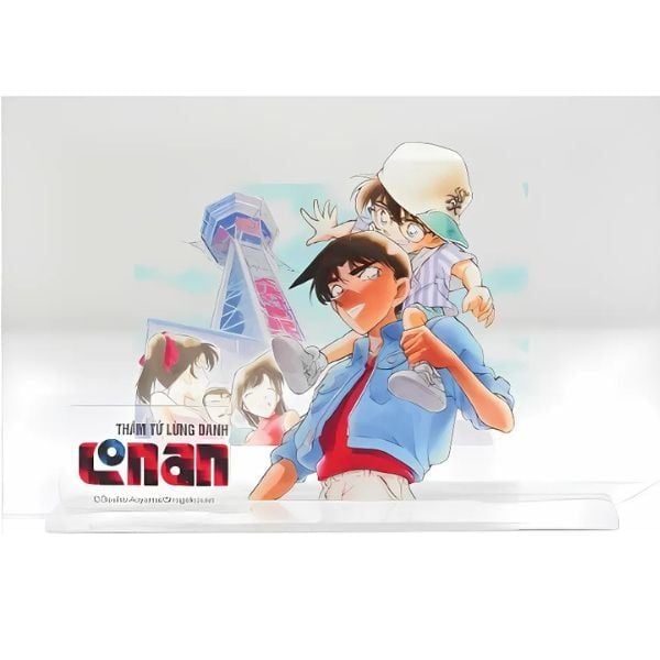 Mô Hình Standee Acrylic Conan & Heiji phụ kiện chính hang