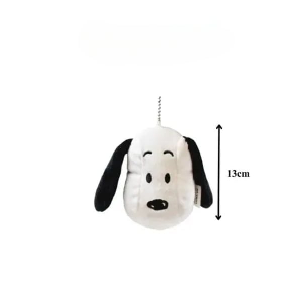  Móc khóa thú nhồi bông Mặt Snoopy 