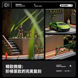  Diorama 1:64 Kèm Hộp Trưng Bày - Cầu Thang Đường Bộ 82006 