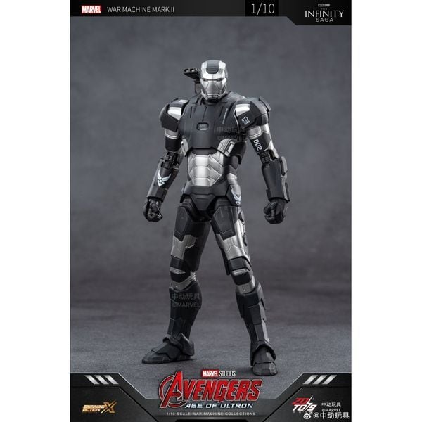 Mô hình nhân vật Marvel War Machine MK2 ZD Toys ZM73 quà tặng lý tưởng cho fan siêu anh hùng bán tại nShop