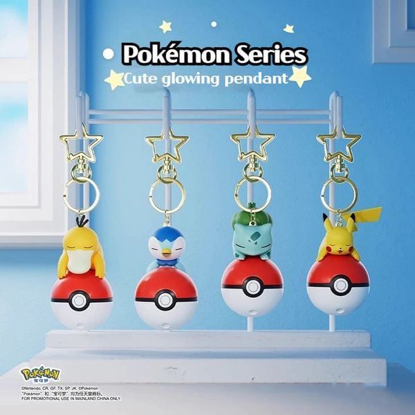 Móc khóa mô hình Pokemon Luminous chính hãng bản quyền