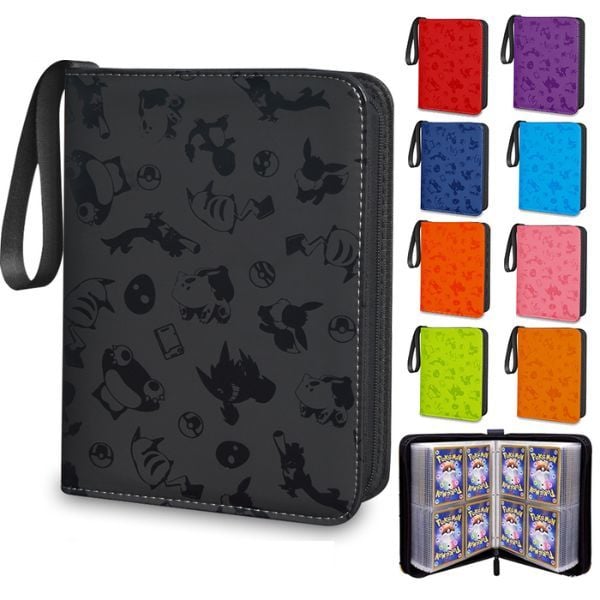 nShop bán Album Binder đựng bài Pokemon TCG 4 ngăn Pokemon Ẩn Hiện sức chứa 400 thẻ nhiều màu sắc lựa chọn