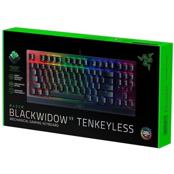  Bàn phím cơ Razer Blackwidow V3 Tenkeyless Green Switch 