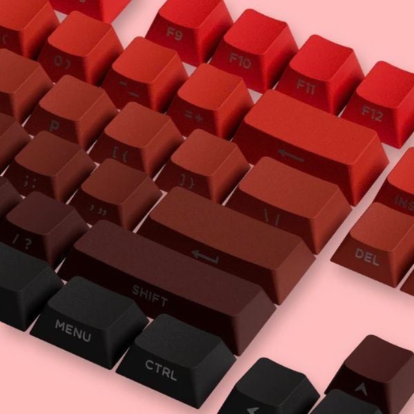  Bộ Keycap bàn phím cơ Veekos Blaze Gradient PBT Double-Shot / Cherry profile / 135 nút 