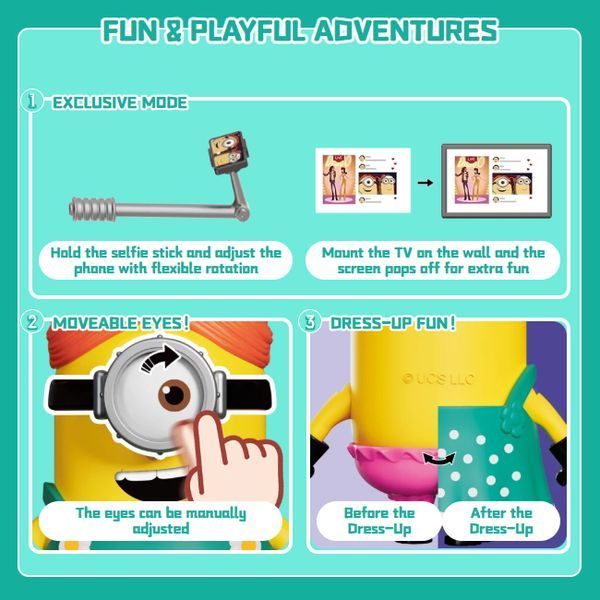  Mô Hình Blokees preCOOL Minions 05 Carl Streamer 74851 