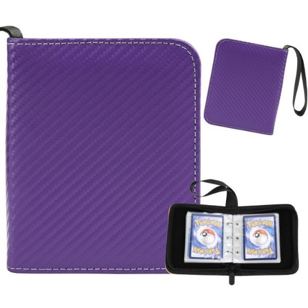 Album Binder mini 1 ngăn màu trơn đựng bài TCG Pokemon One Piece 