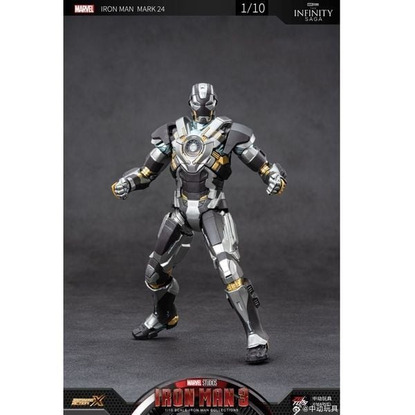  Mô hình Marvel - Iron Man MK24 - ZD Toys - ZM63 