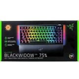  Bàn phím cơ Razer BlackWidow V4 75% RGB Hotswap - Razer Switch Orange 