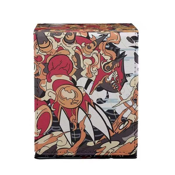  Hộp Đựng Bài Pokemon TCG Da PU Trưng Bày kèm Top Loader Primal Groudon 