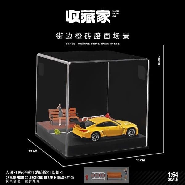  Diorama 1:64 Đường gạch cam SCJ82015-A 