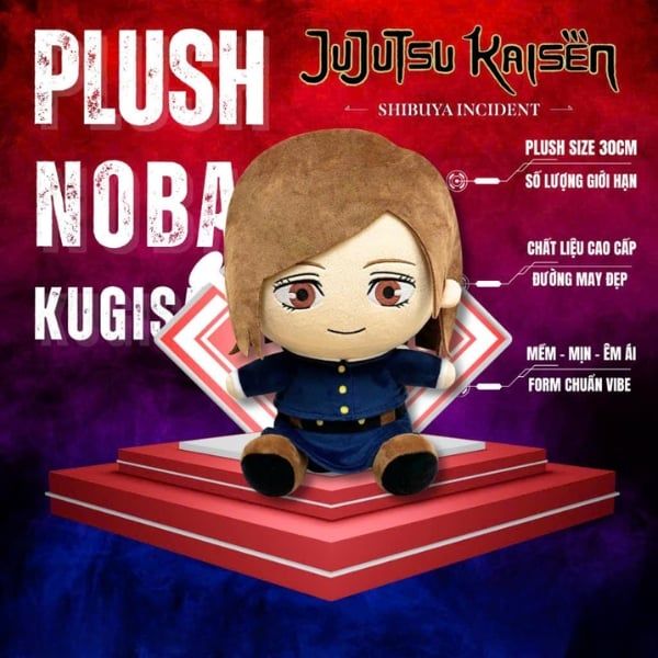  Nhân vật anime Jujutsu Kaisen Kugisaki nhồi bông 