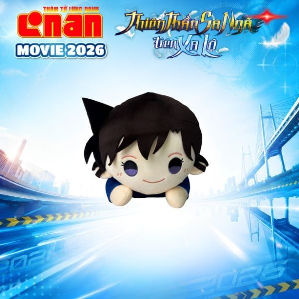 Nhân vật Conan nhồi bông nằm tại nShop, Conan