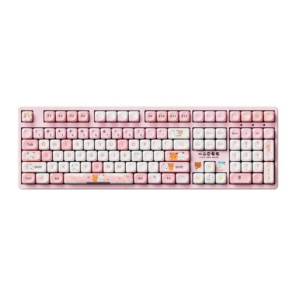 nShop bán Bàn phím cơ không dây AKKO 3108 RF V3 Yier and Bubu Pink bản quyền chính hãng