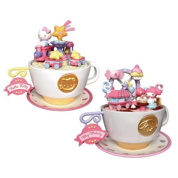 Blind Box Mô Hình Sanrio Characters Coffee Cup Amusement Park Series Revolving Stage NS28 tại nShop, màu sắc chi tiết