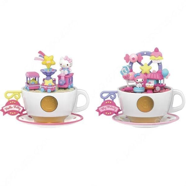 Blind Box Mô Hình Sanrio Characters Coffee Cup Amusement Park Series Revolving Stage NS28 tại nShop, màu sắc chi tiết