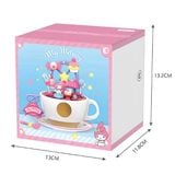  Blind Box Mô Hình Sanrio Characters Coffee Cup Amusement Park Series Revolving Stage NS28 