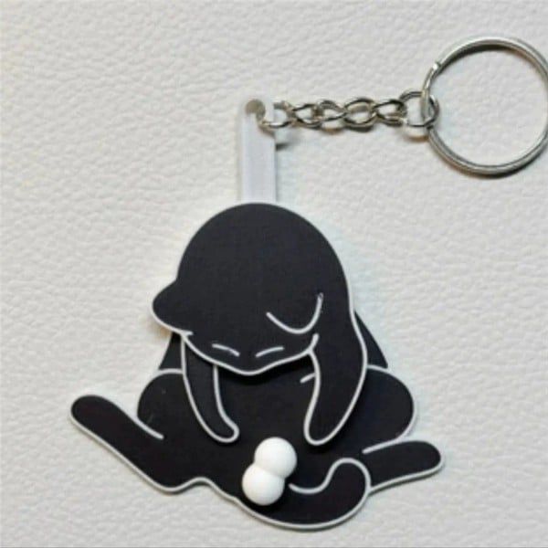  Móc khóa mô hình Mèo Nghịch Bi 