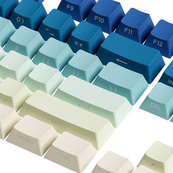  Bộ Keycap bàn phím cơ Veekos Iris Gradient 135 nút / Cherry Profile / Side-Printed 