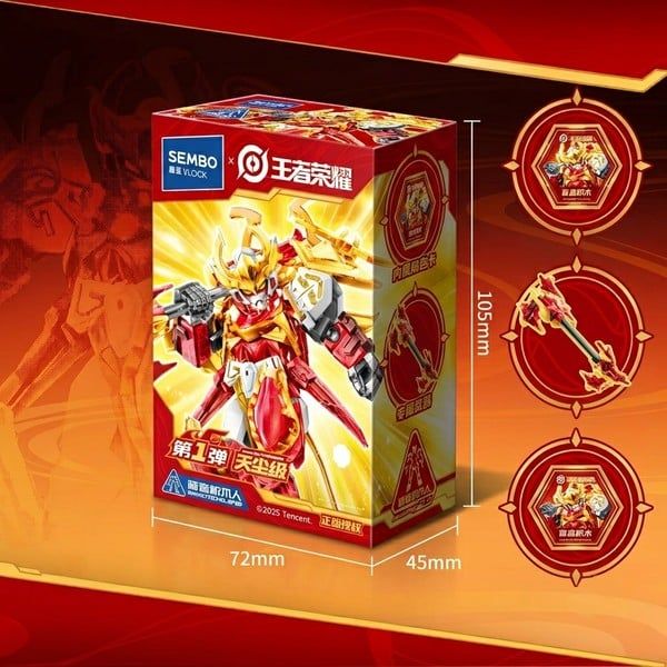 Blind Box Sembo Block 900043 Hộp Mù Honor of Kings Mecha Robot - Vương Giả Vinh Diệu