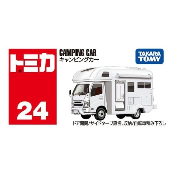 ảnh bìa vuông square thumb 1:1 Mô hình xe Takara Tomy Tomica No. 24 Camping Car bản quyền chính hãng