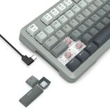  Bàn Phím Cơ Gaming E-YOOSO HZ82 RGB USB 82 Phím Gradient Gray - Pink Magnetic Switch 