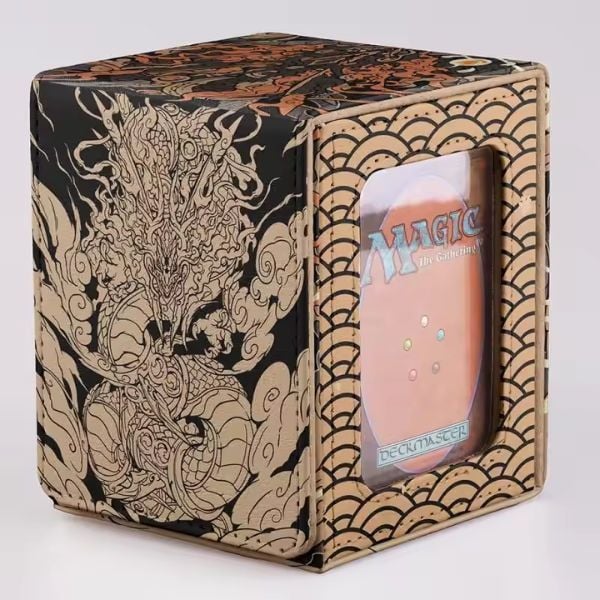 nShop bán Hộp Đựng Bài Pokemon TCG Da PU Trưng Bày kèm Top Loader Mega Rayquaza chất lượng cao