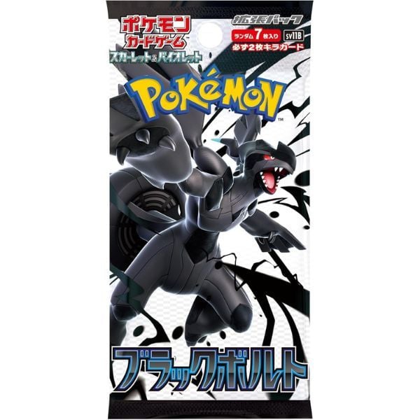  Thẻ bài Pokemon TCG SV11B Black Bolt Booster Pack Tiếng Nhật 