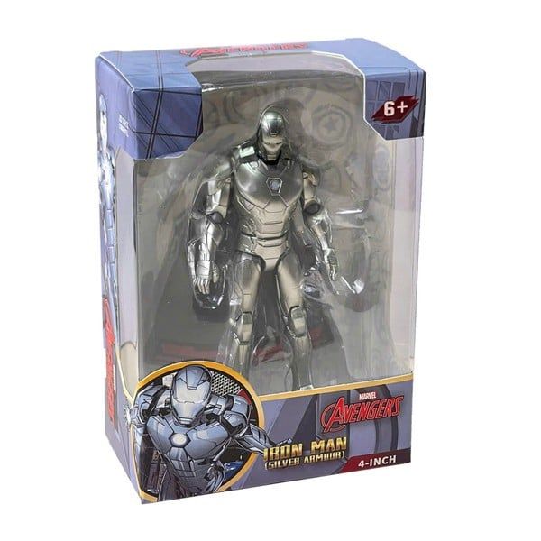  Mô hình Marvel - Avengers - Iron man Silver Armor (4 Inch) - ZD Toys - ZC36 