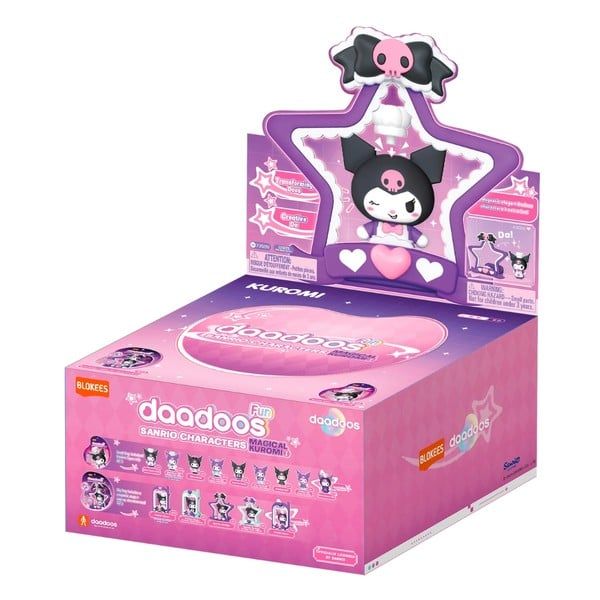  Hộp Mù Blokees Daadoos Fun Sanrio Magical Kuromi I Blind Box 73520 
